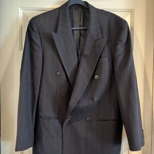 Diamond Mens Store 2 pc Double Breasted suit Set- 100% wool